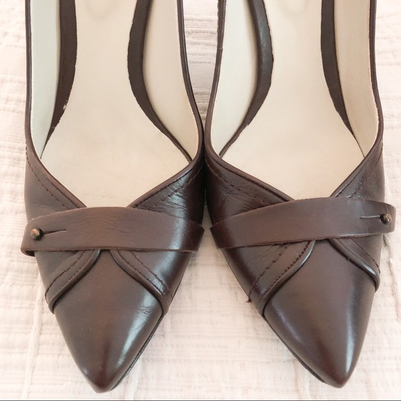 Steven Anguish Brown Leather Heel, Size 9 - Picture 2 of 8